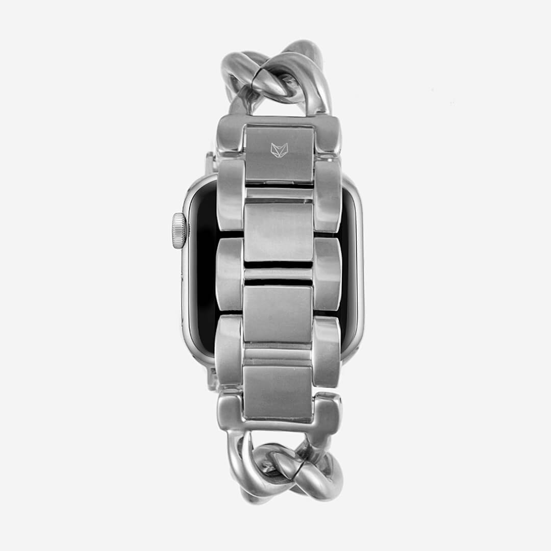 Palermo Bracelet Apple Watch Band - Silver - The Salty Fox