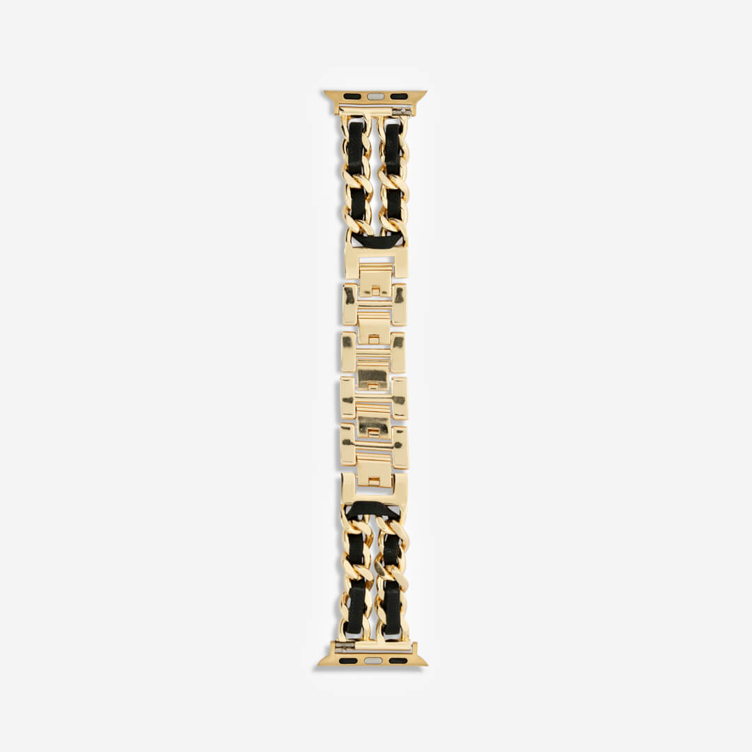 Paris Bracelet Apple Watch Band - Gold / Black