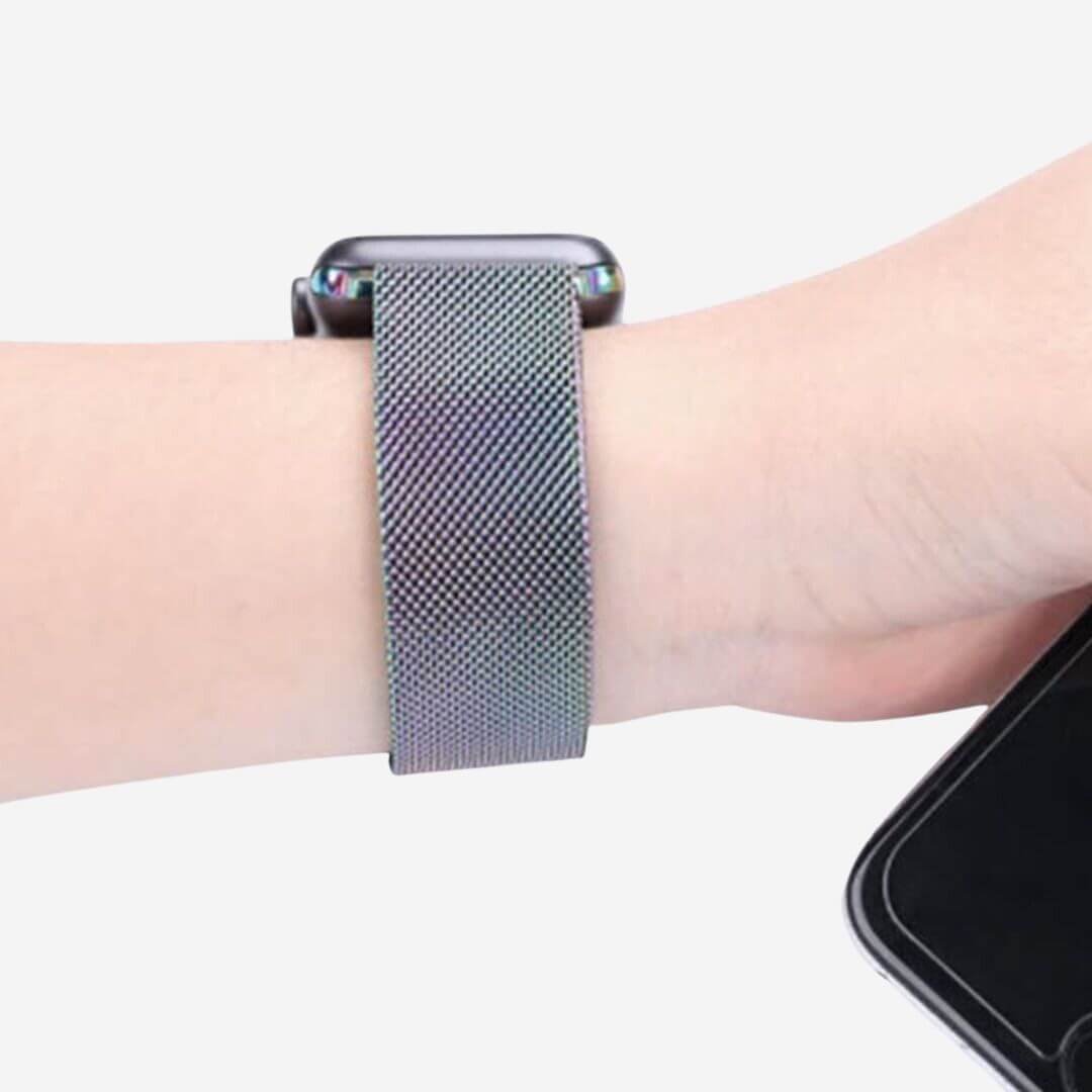 Milanese Loop Apple Watch Band - Pearlescent