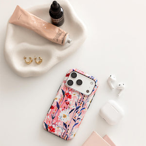 Pink Daisy MagSafe Phone Case
