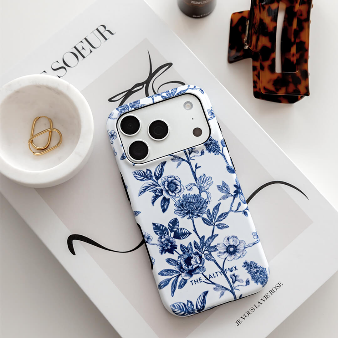 Porcelain Bloom MagSafe Phone Case