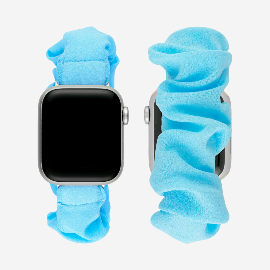 Scrunchie Apple Watch Band - Blue Lagoon