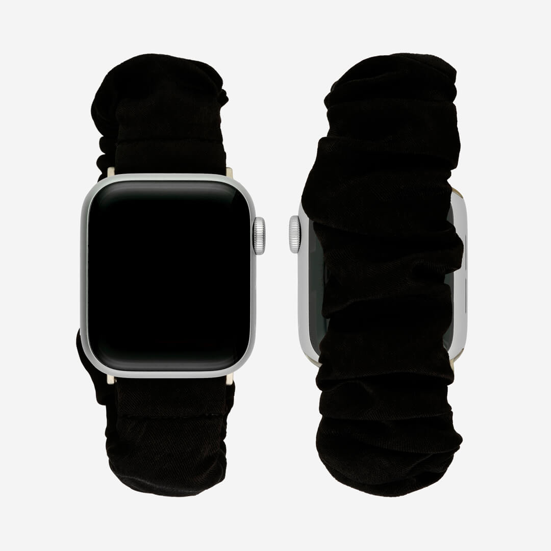 Scrunchie Apple Watch Band - Noir