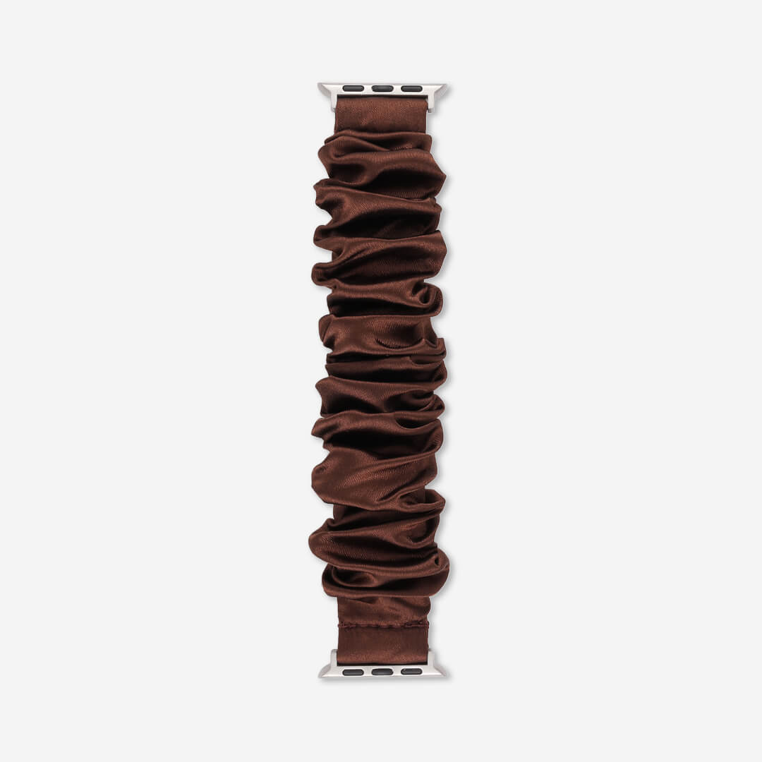 Scrunchie Apple Watch Band - Chocolate