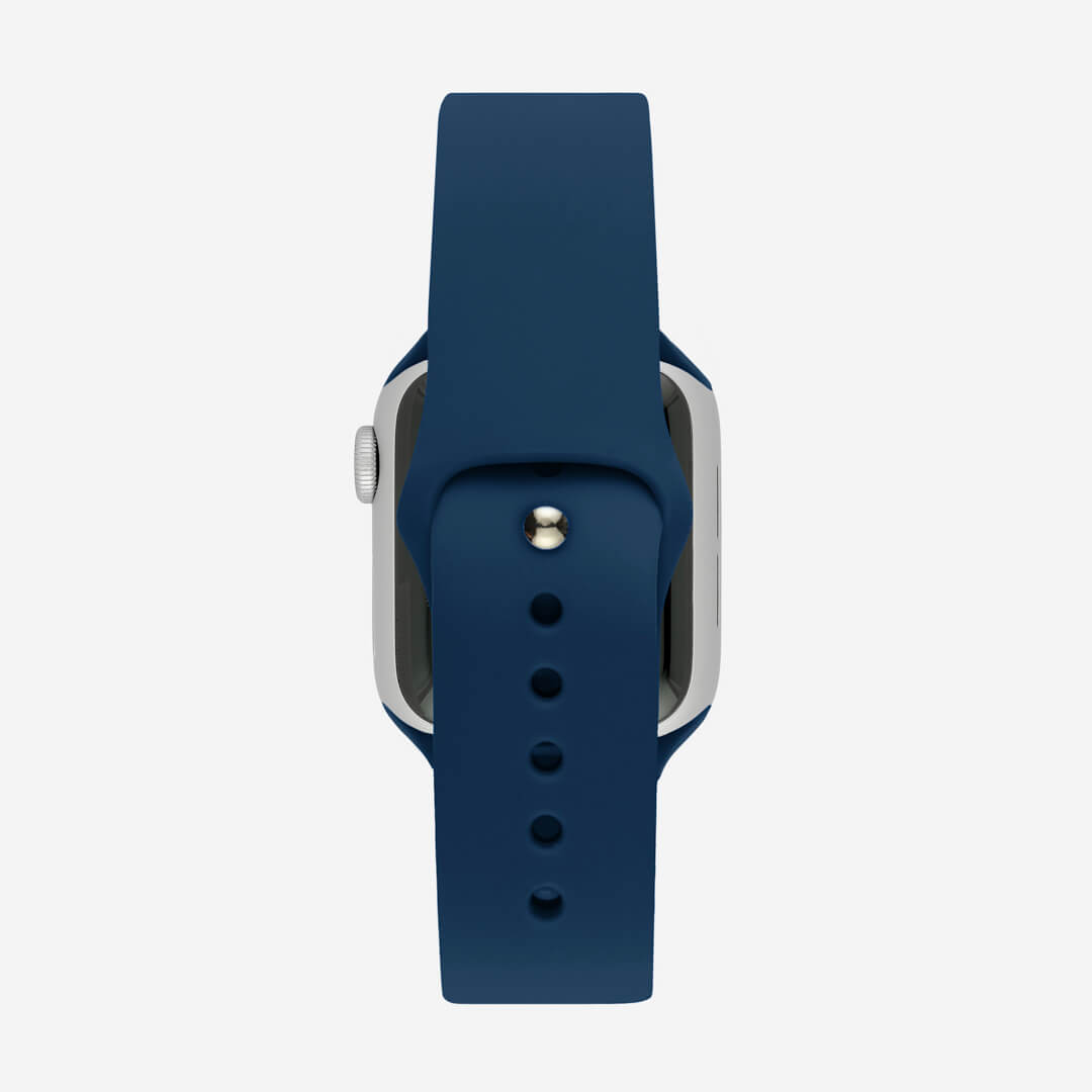 Classic Silicone Apple Watch Band - Abyss Blue