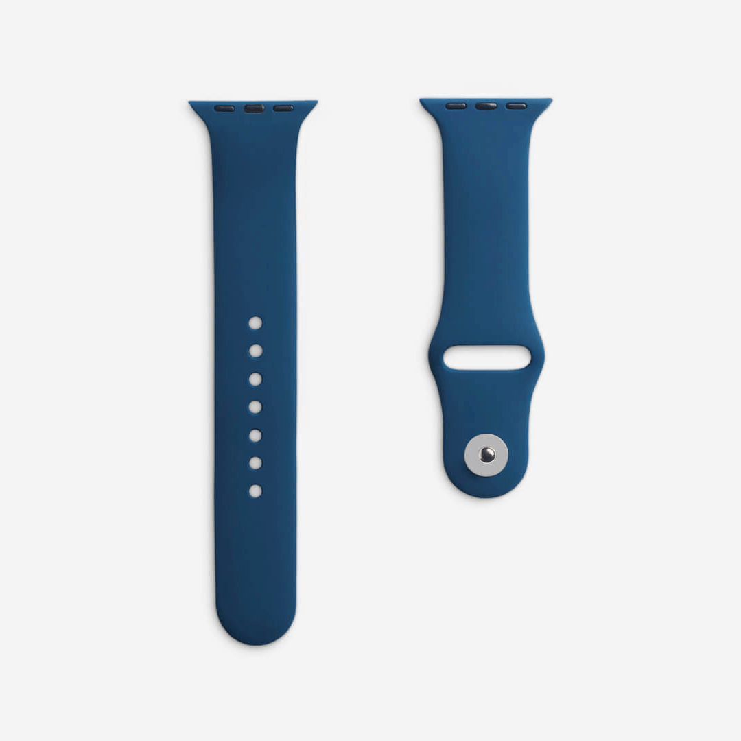 Silicone Apple Watch Band - Abyss Blue