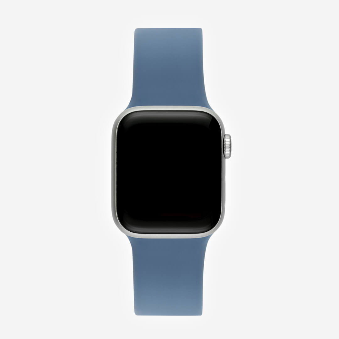 Classic Silicone Apple Watch Band - Alaskan Blue