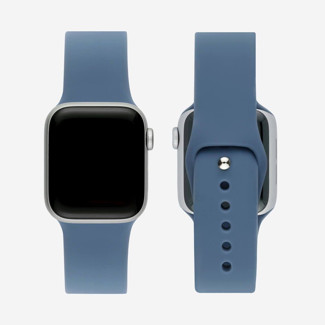 Classic Silicone Apple Watch Band - Alaskan Blue