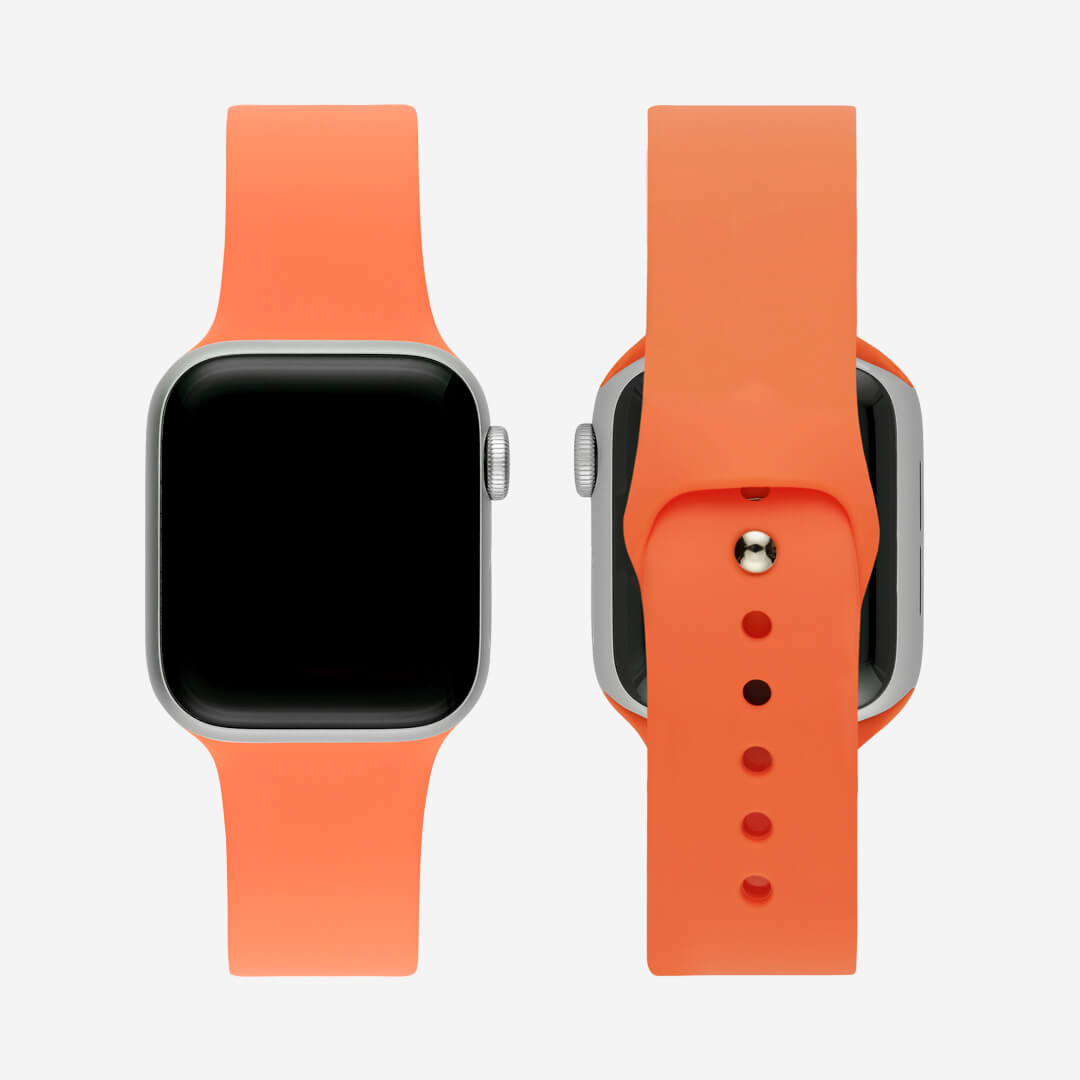 Silicone Apple Watch Band - Apricot