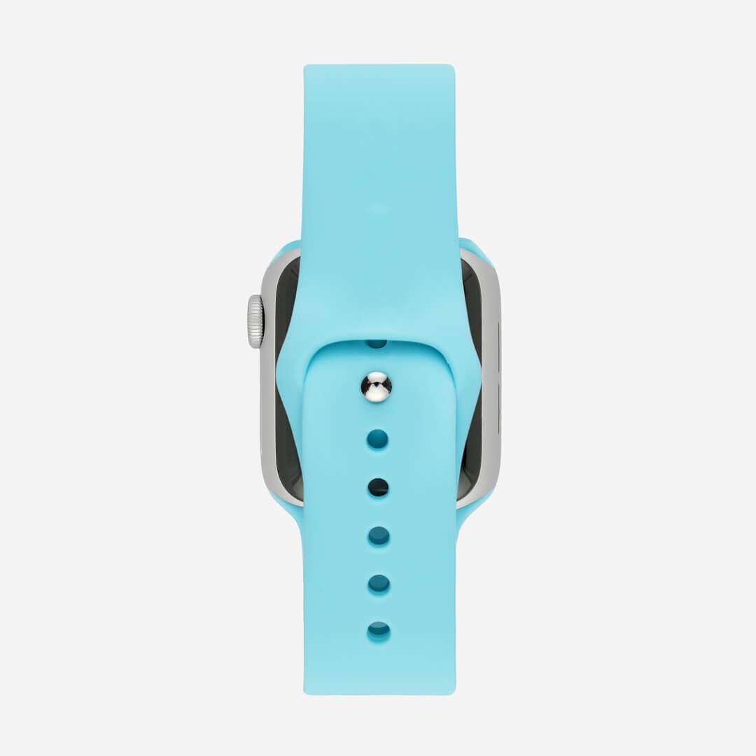 Classic Silicone Apple Watch Band - Aqua