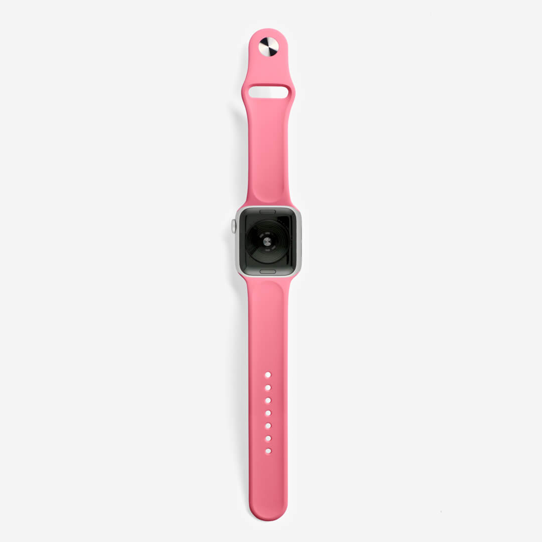 Classic Silicone Apple Watch Band - Baby Pink