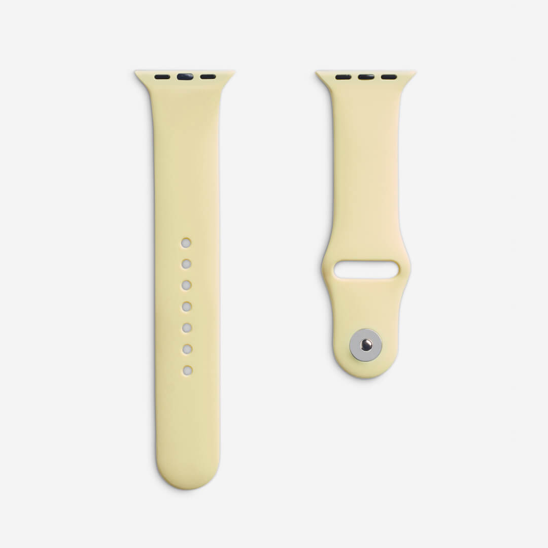 Silicone Apple Watch Band - Buttercream