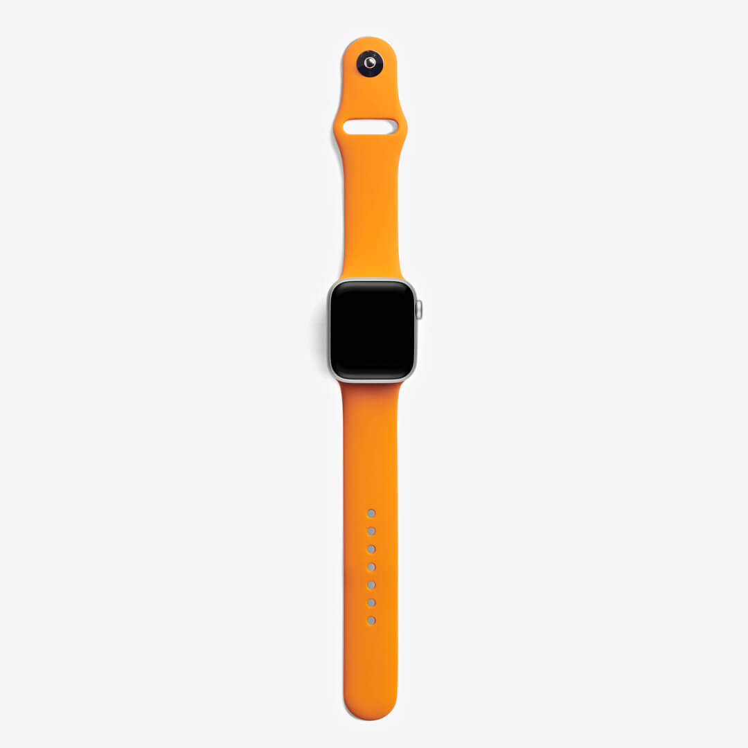 Classic Silicone Apple Watch Band - Cantaloupe