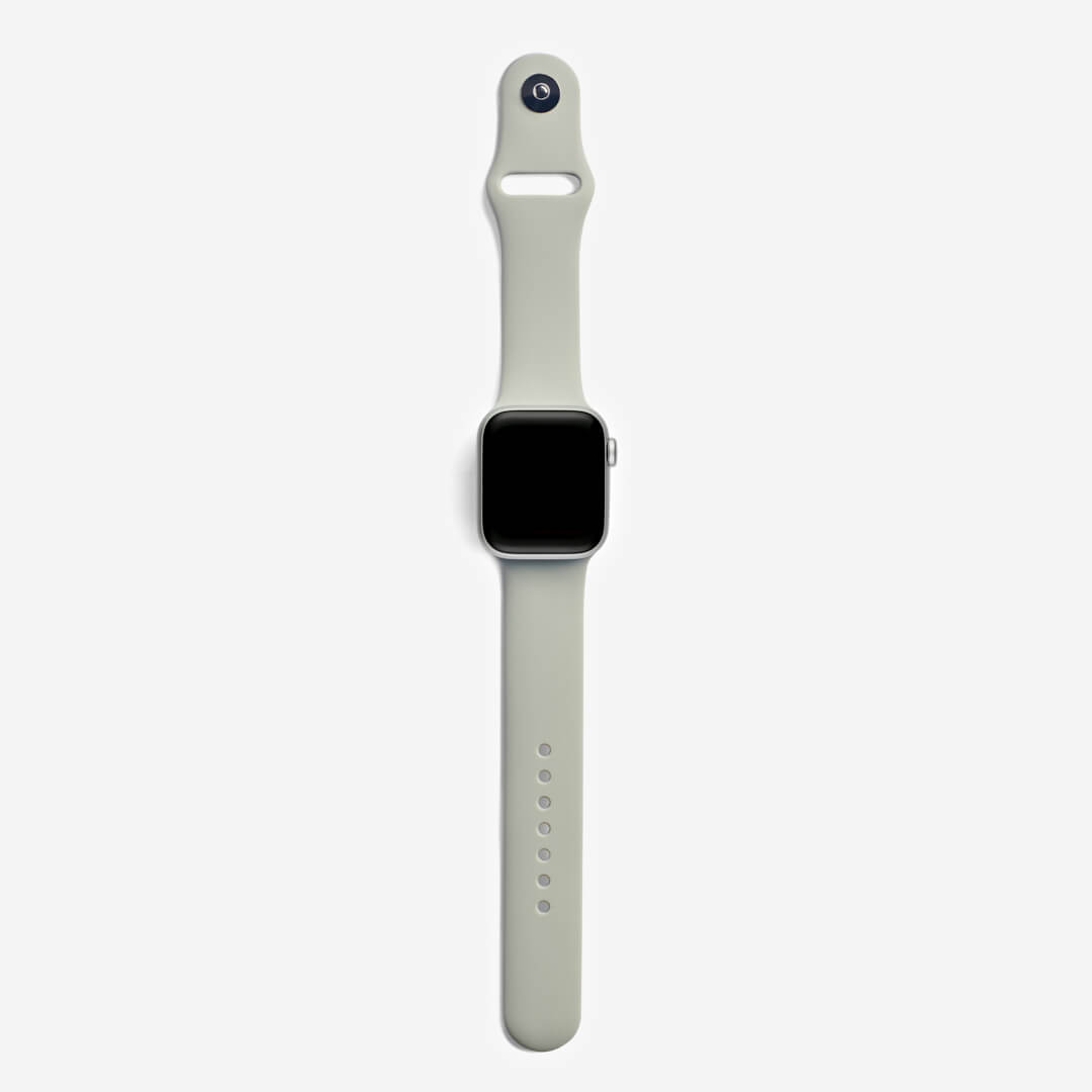 Classic Silicone Apple Watch Band - Concrete