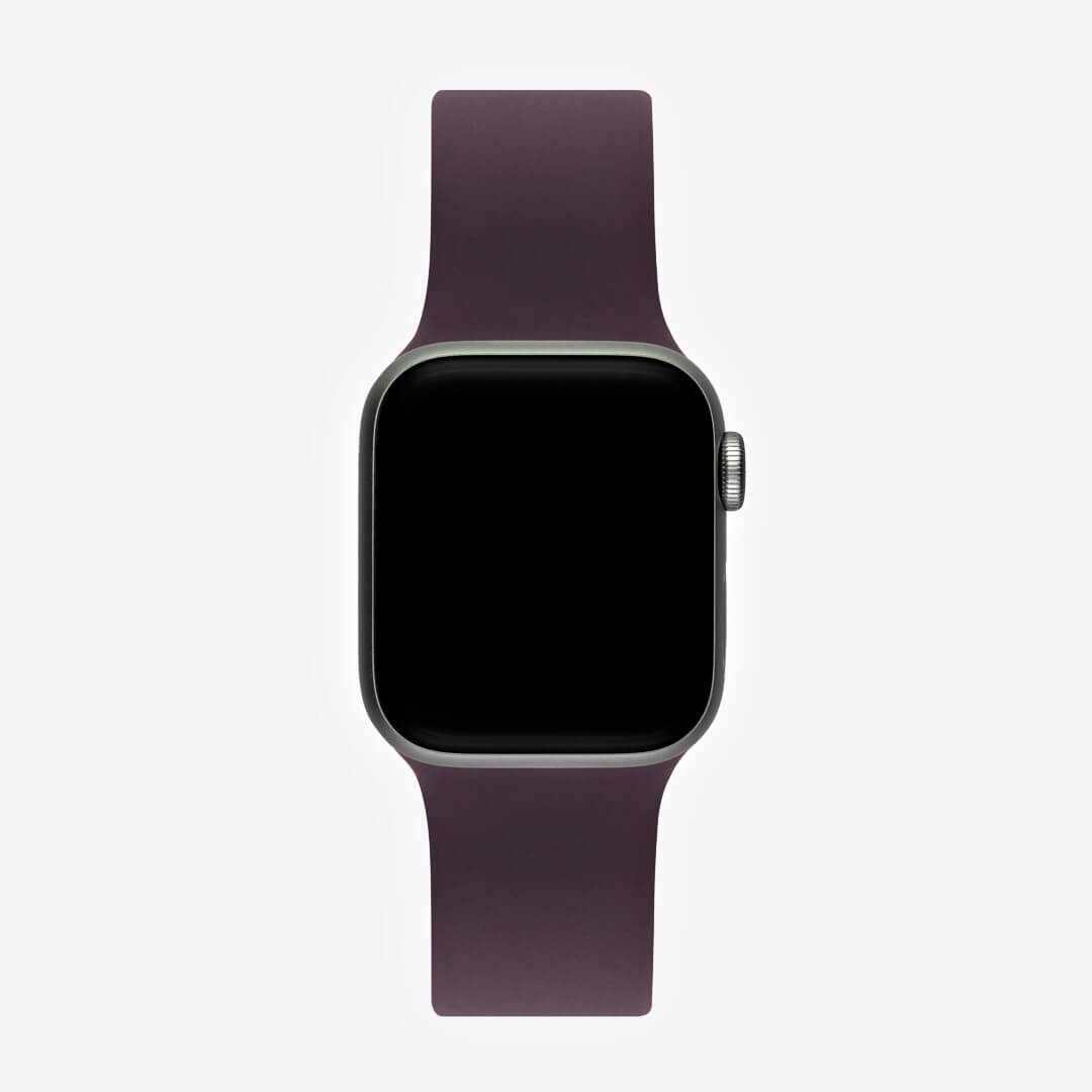 Classic Silicone Apple Watch Band - Dark Cherry