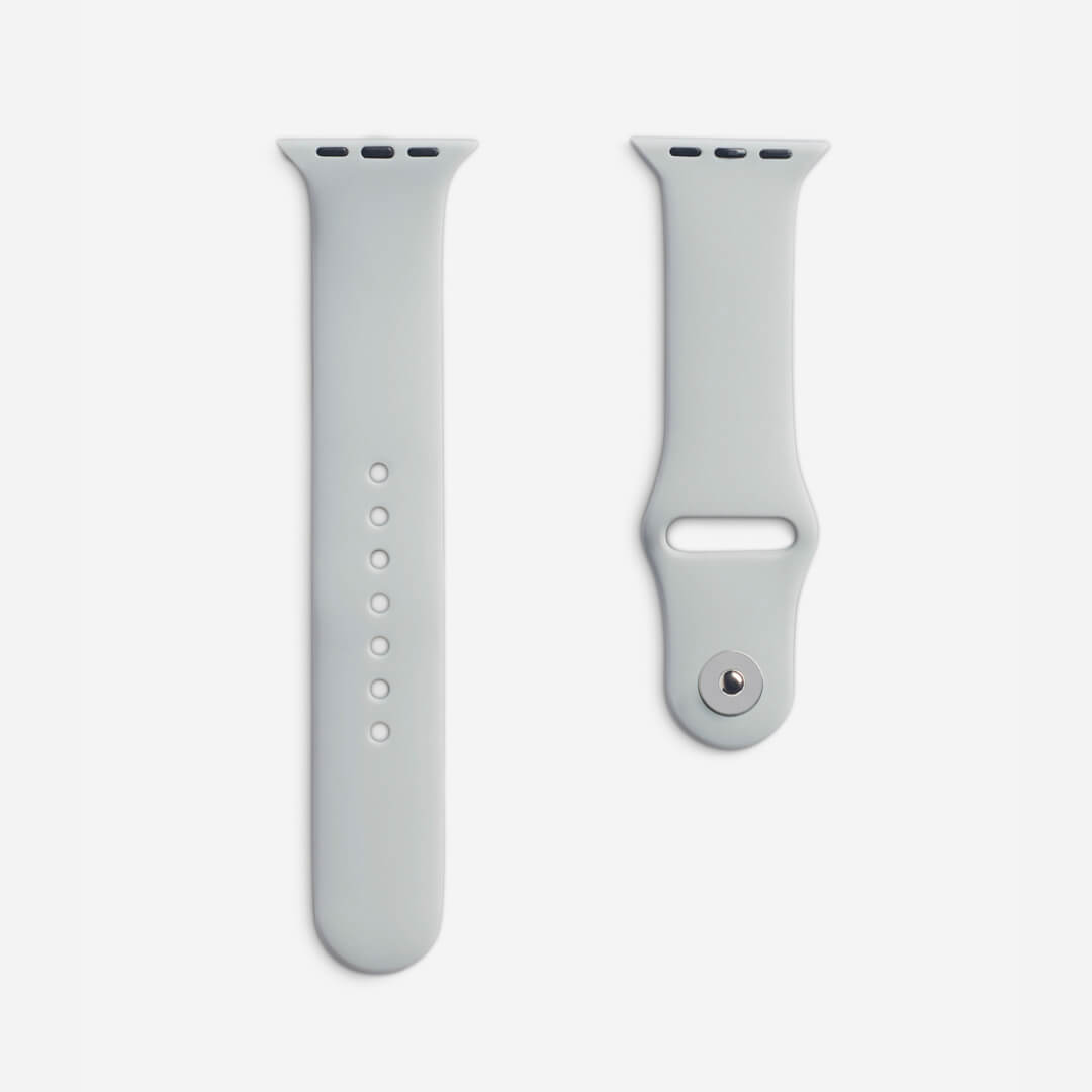 Classic Silicone Apple Watch Band - Fog