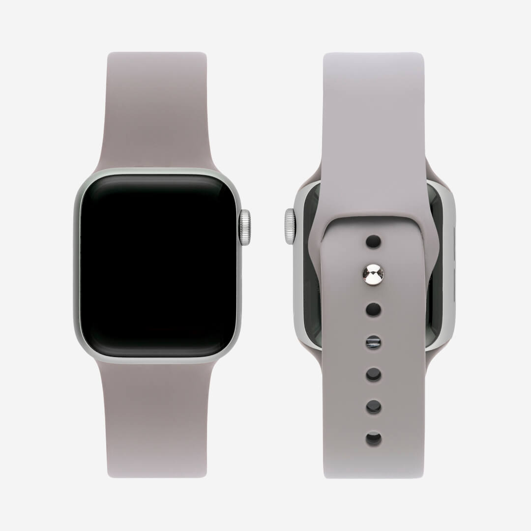 Silicone Apple Watch Band - Gravel
