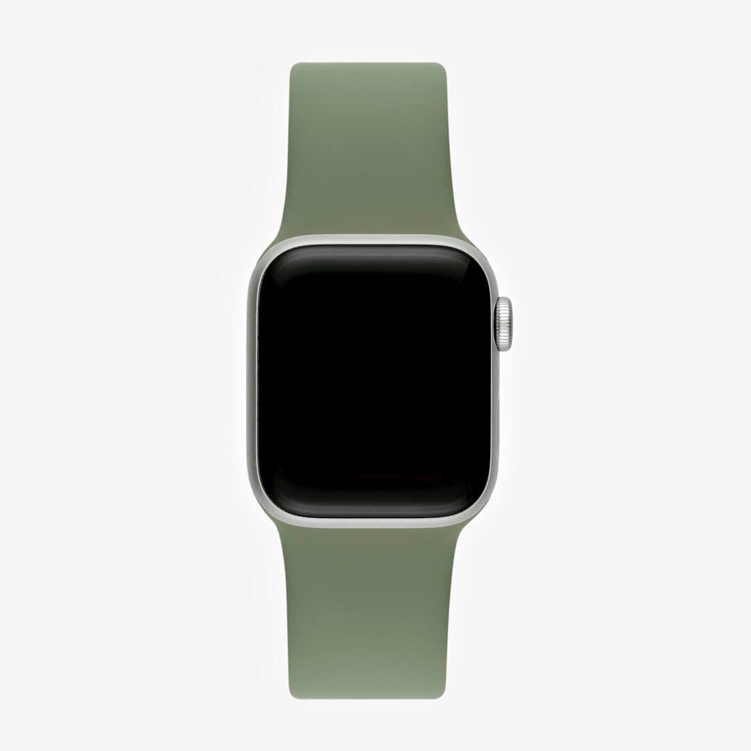 Classic Silicone Apple Watch Band - Khaki