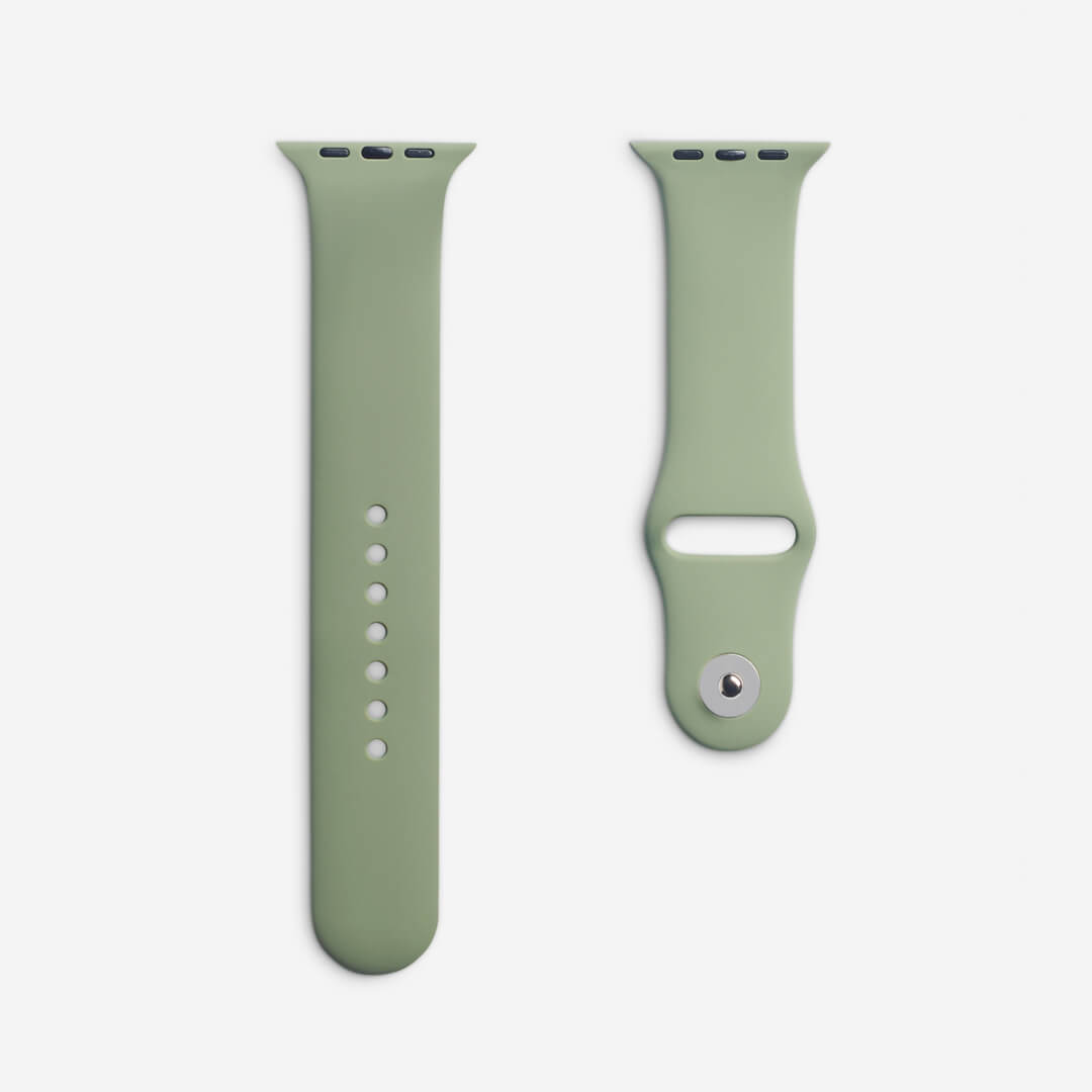 Silicone Apple Watch Band - Khaki