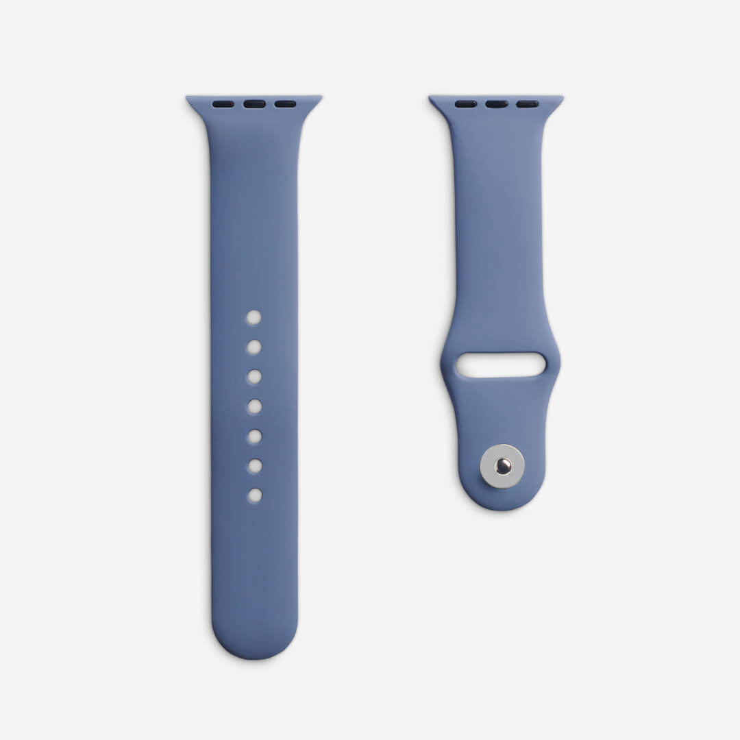 Classic Silicone Apple Watch Band - Lavender Grey