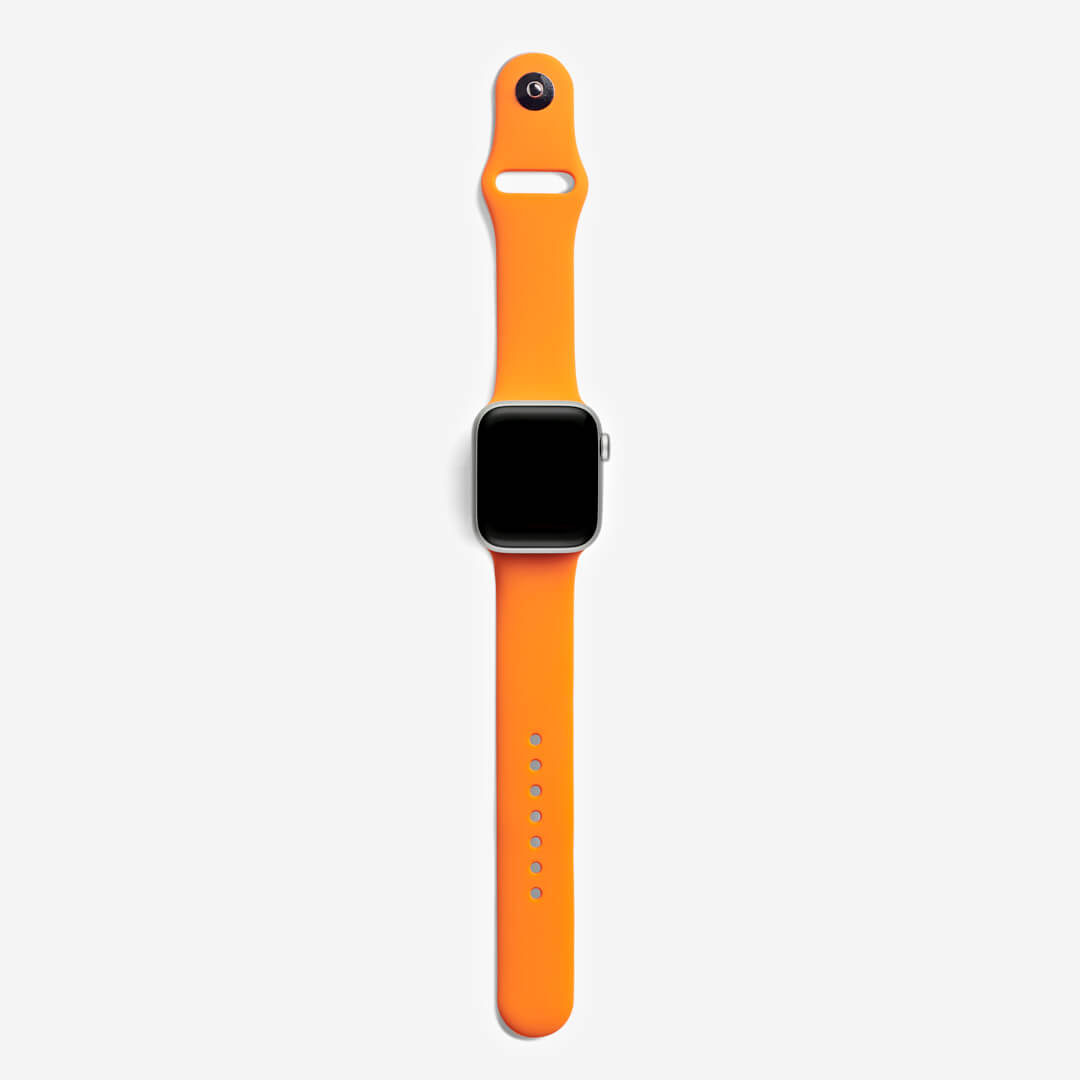 Classic Silicone Apple Watch Band - Marigold