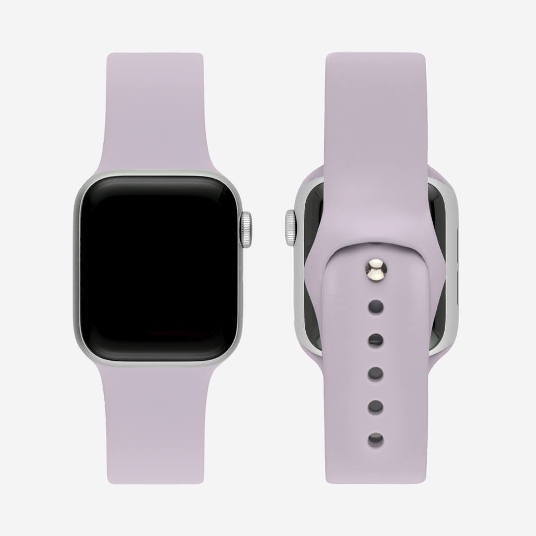 Classic Silicone Apple Watch Band - Mauve