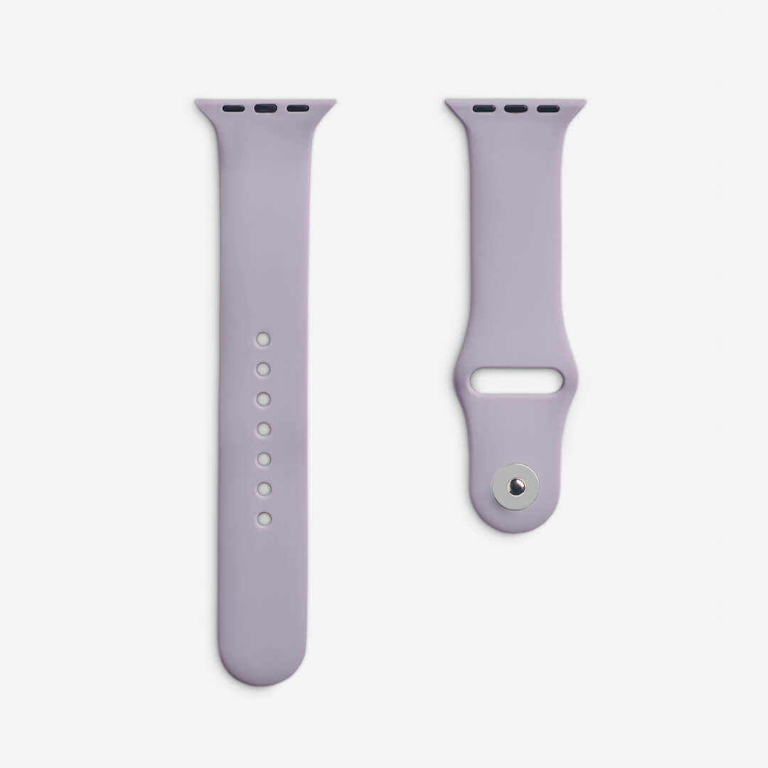 Classic Silicone Apple Watch Band - Mauve