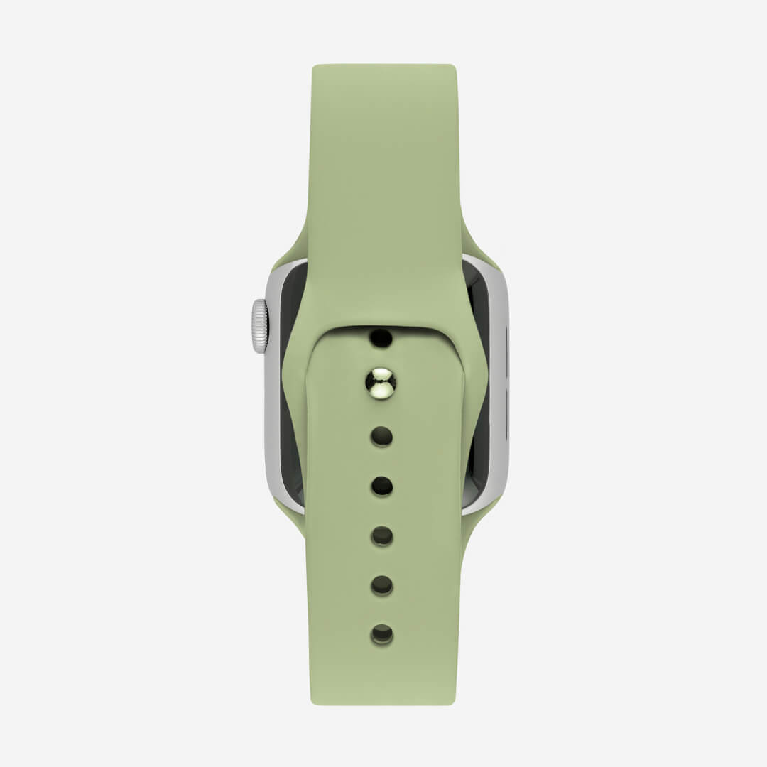 Classic Silicone Apple Watch Band - Moss