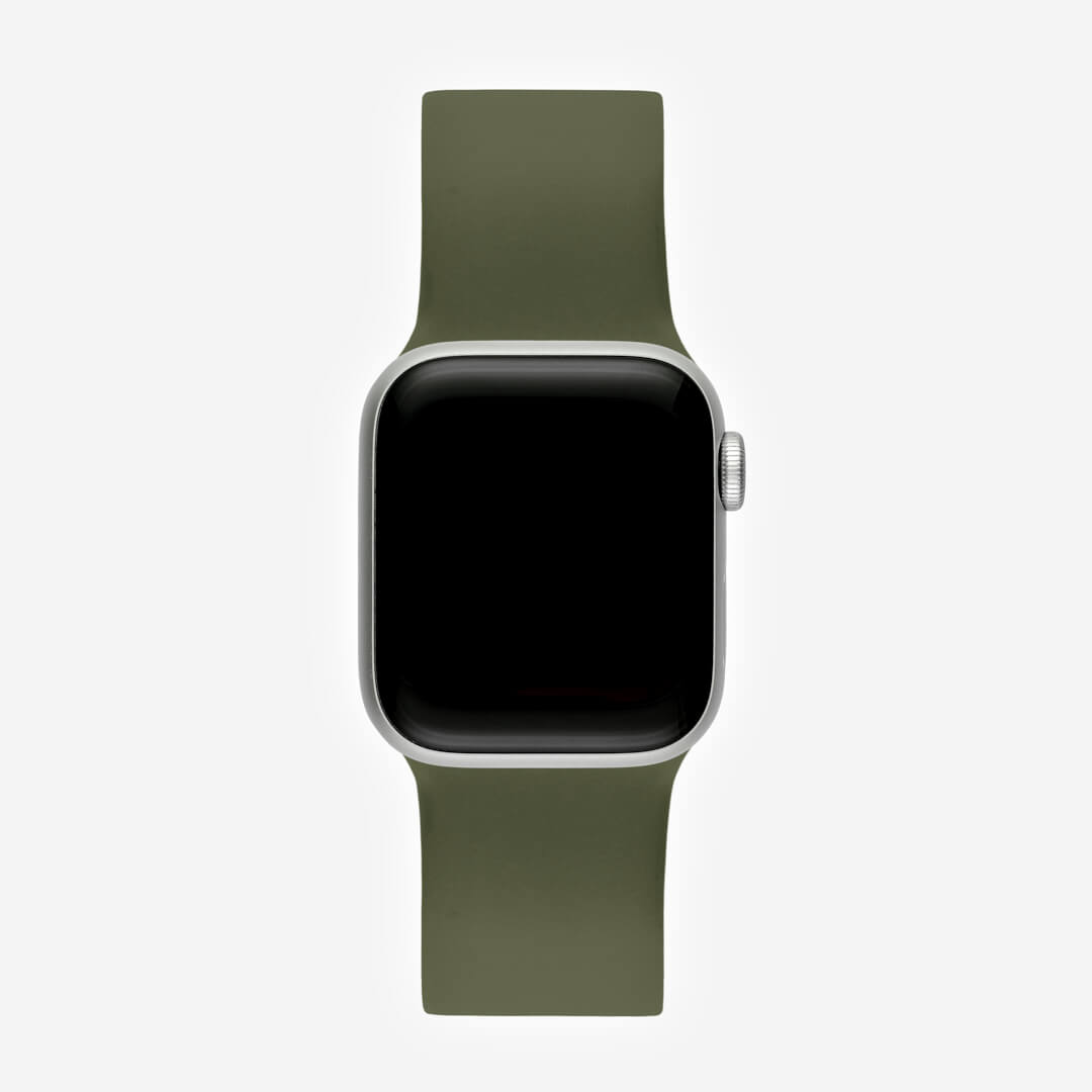 Classic Silicone Apple Watch Band - Olive