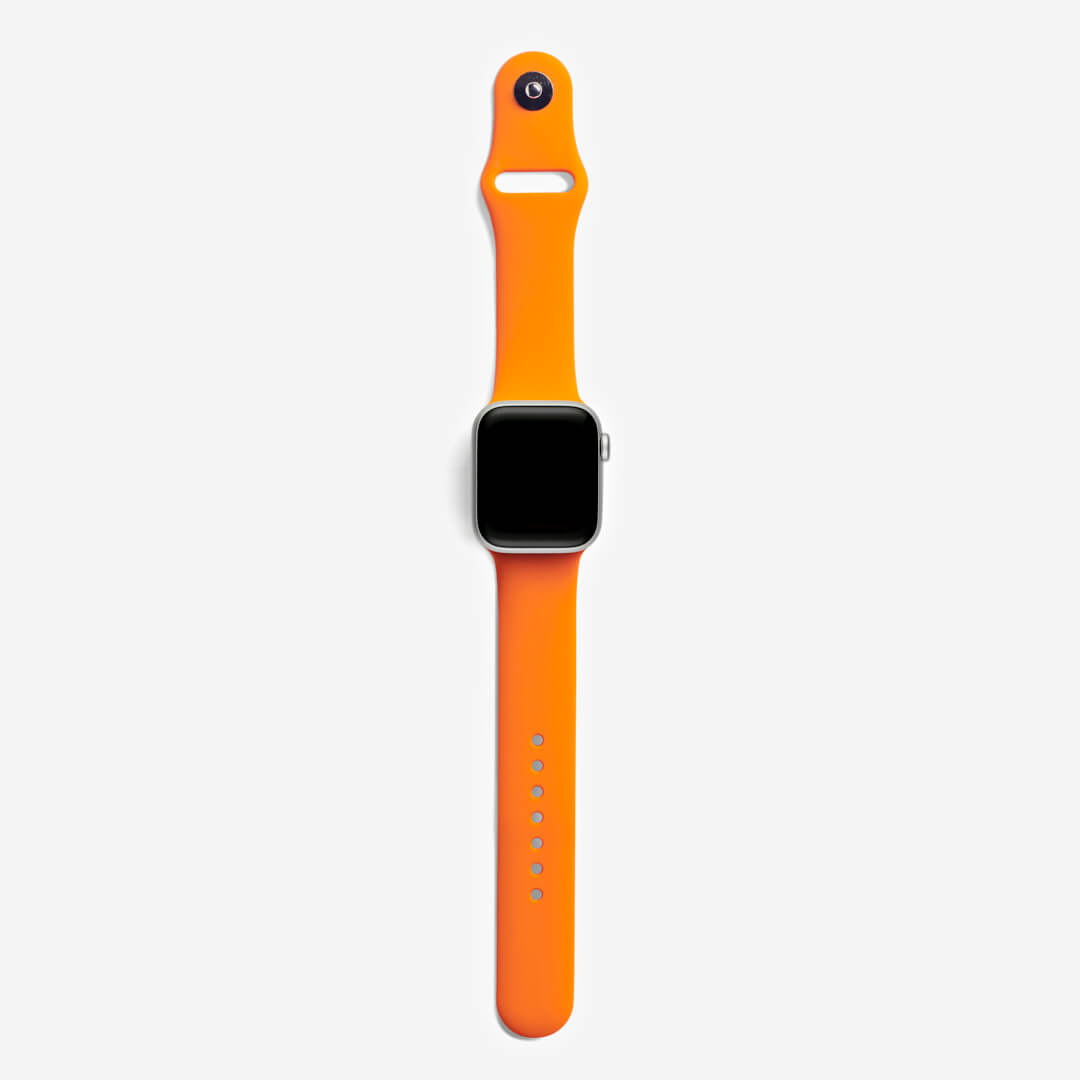 Silicone Apple Watch Band - Orange