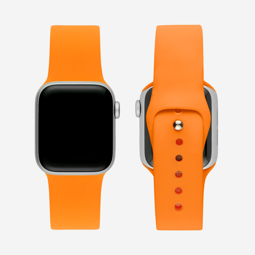Silicone Apple Watch Band - Orange