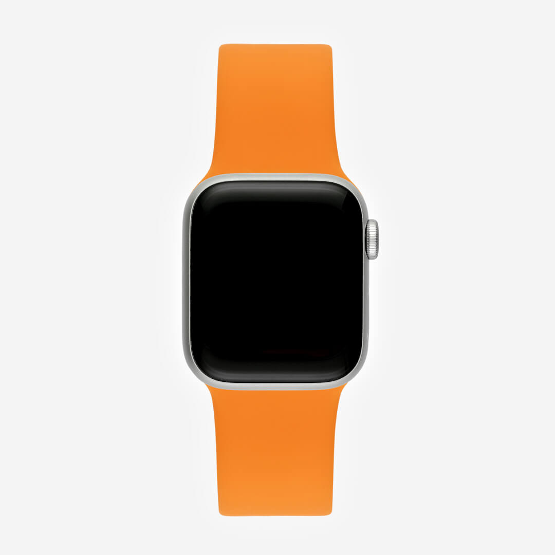 Classic Silicone Apple Watch Band - Orange