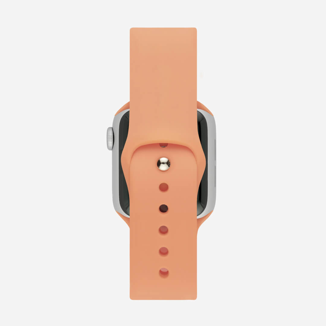Classic Silicone Apple Watch Band - Papaya
