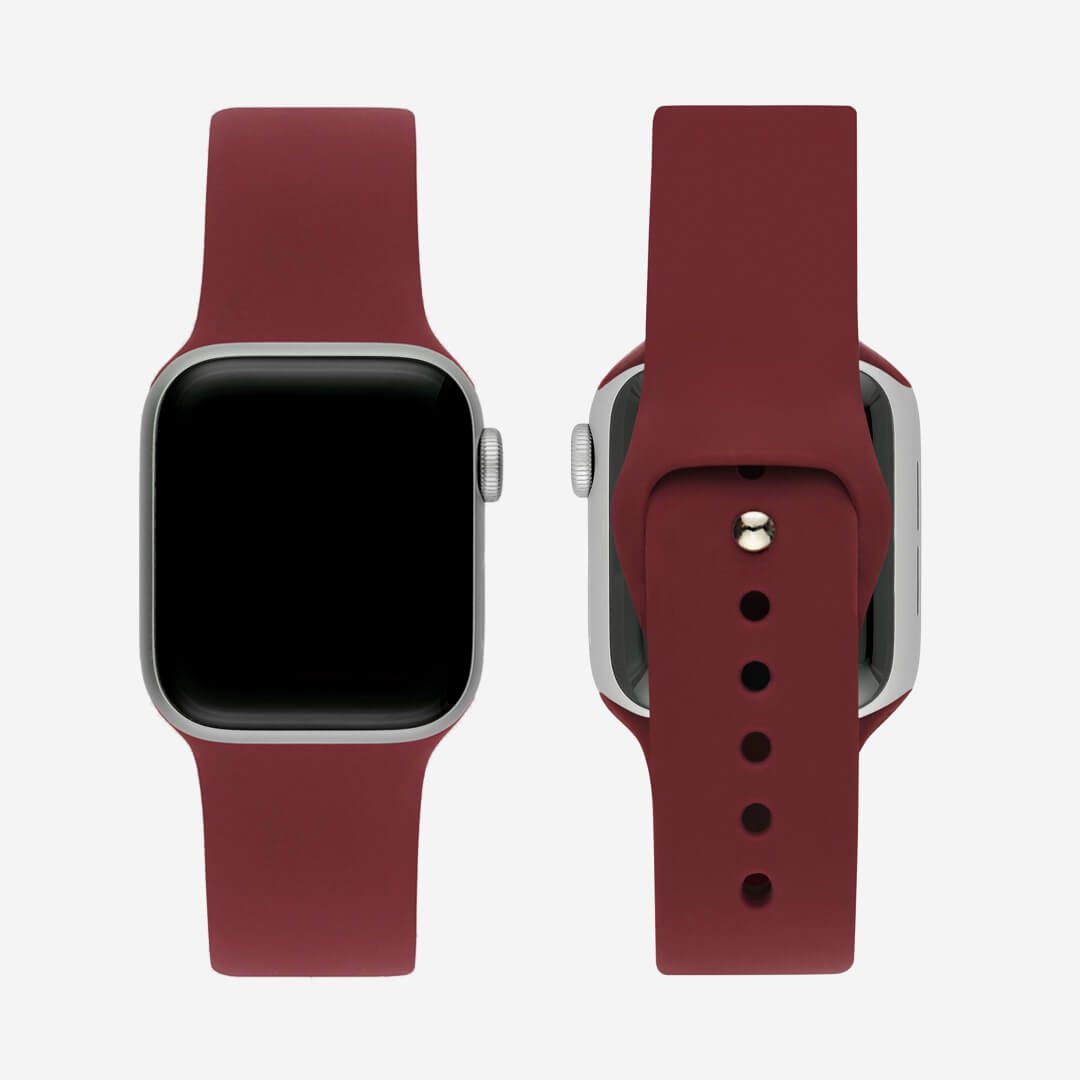 Silicone Apple Watch Band - Plum