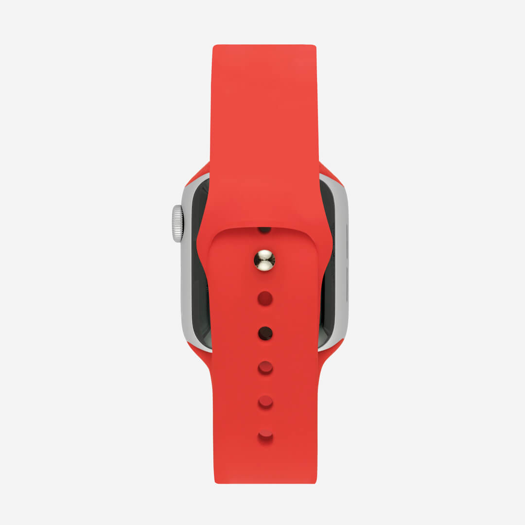 Silicone Apple Watch Band - Red
