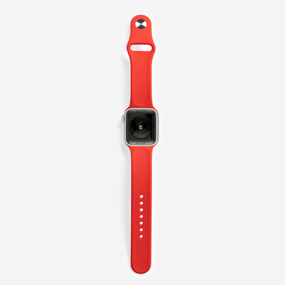 Classic Silicone Apple Watch Band - Red
