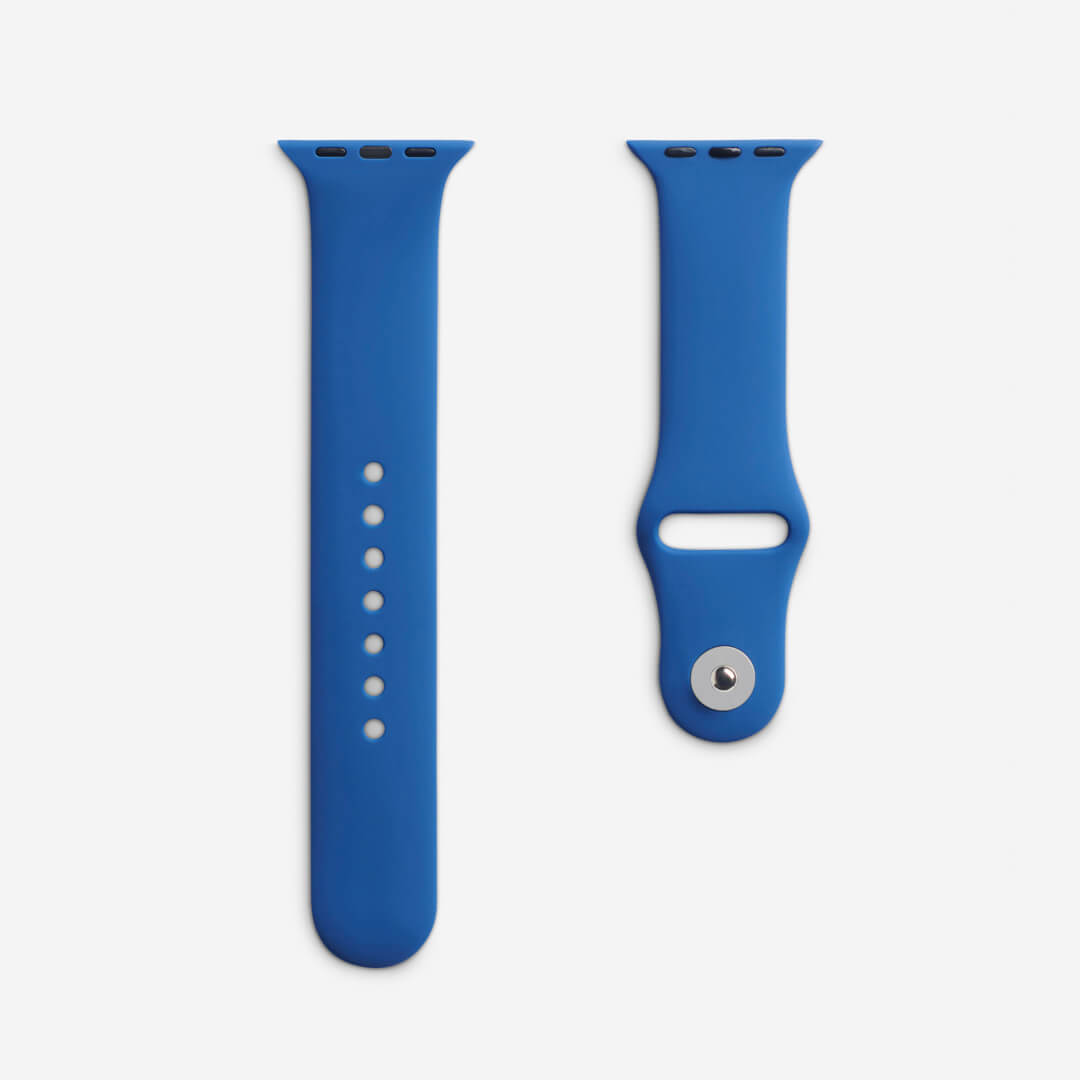 Classic Silicone Apple Watch Band - Royal Blue
