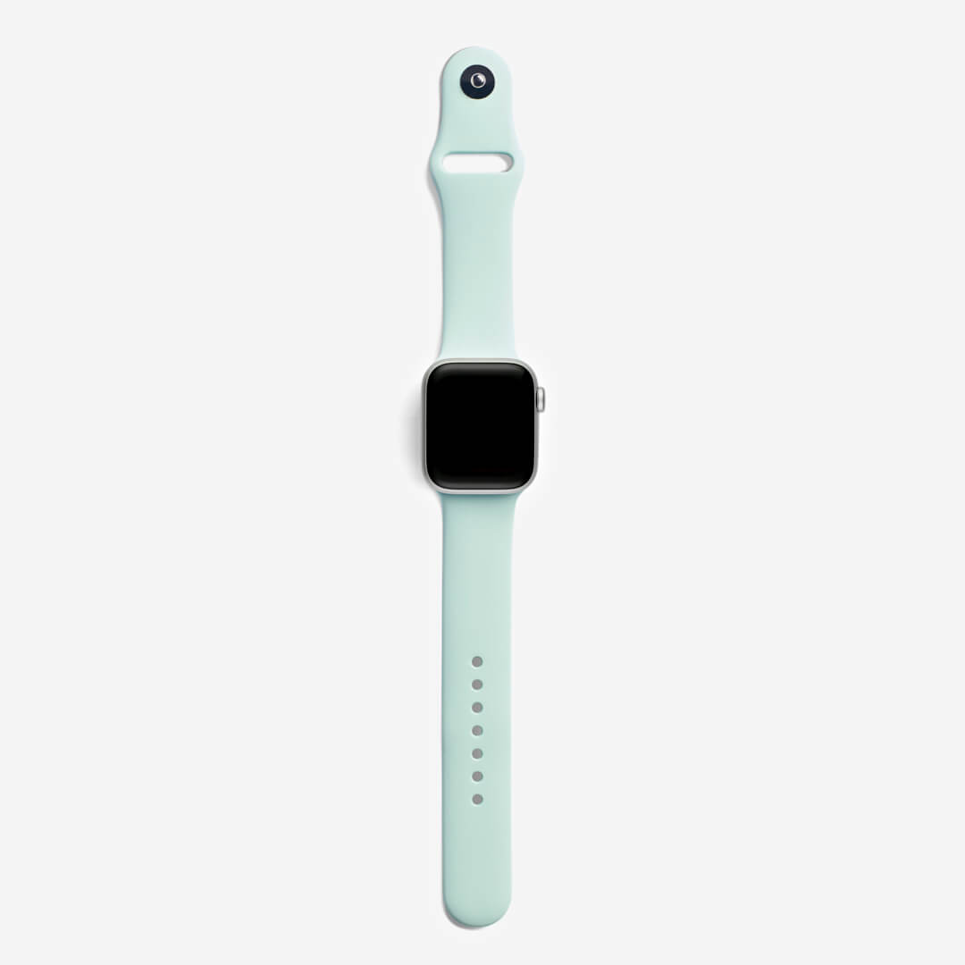 Silicone Apple Watch Band - Sea Foam