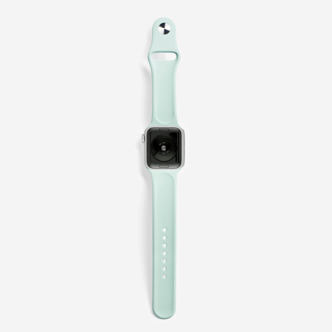 Classic Silicone Apple Watch Band - Sea Foam