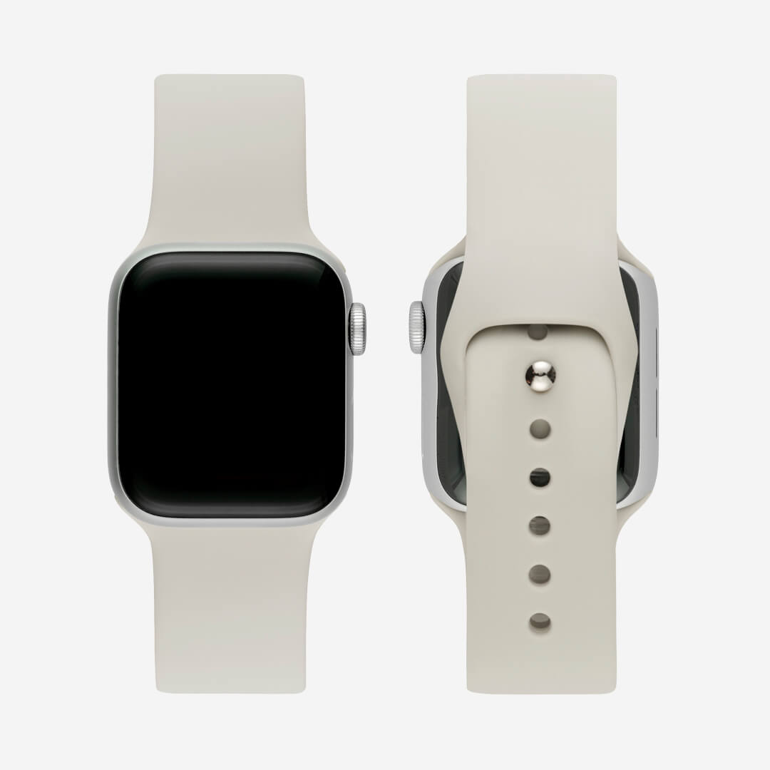 Classic Silicone Apple Watch Band - Stone