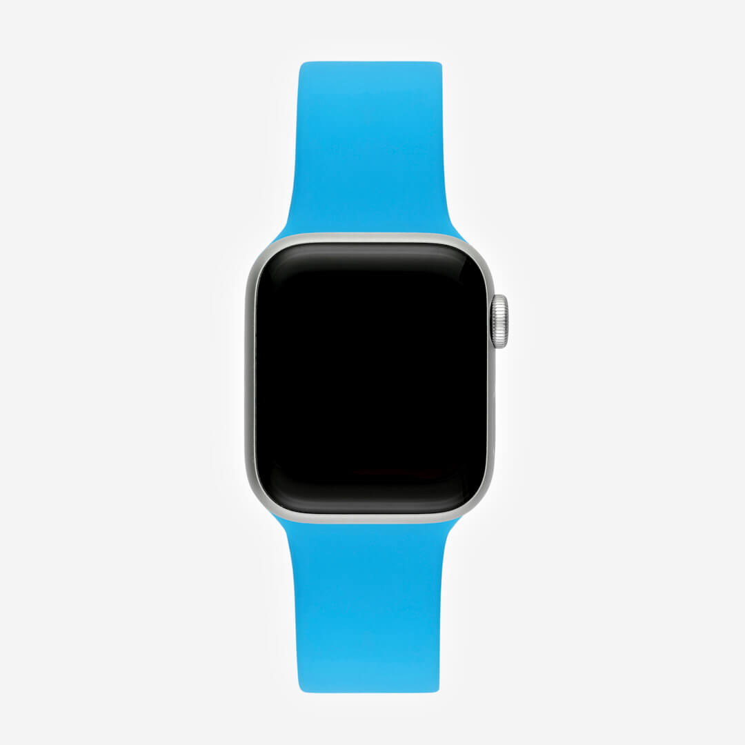 Silicone Apple Watch Band - Surf Blue