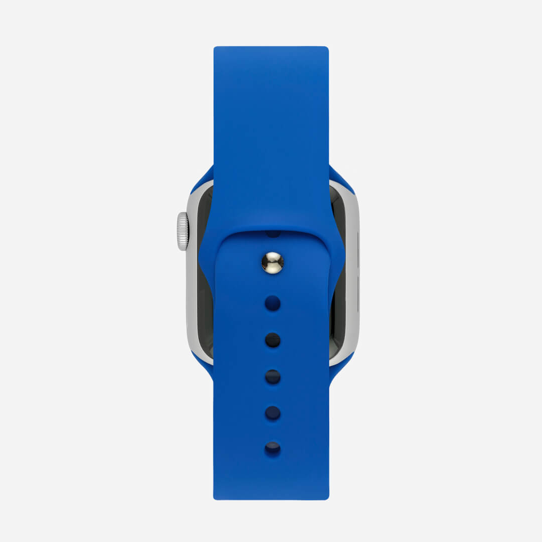 Silicone Apple Watch Band - Tomales Blue