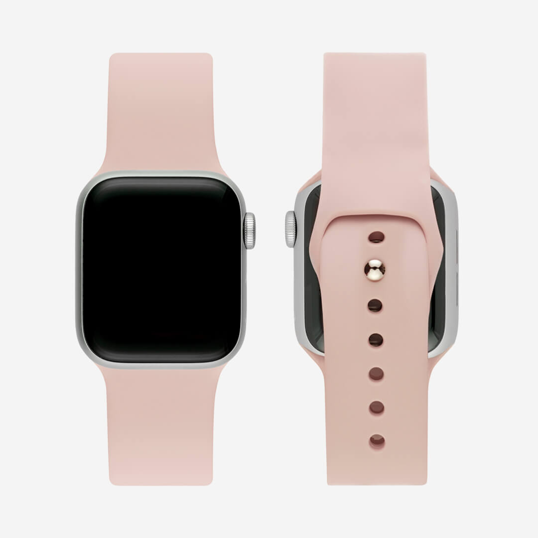 Silicone Apple Watch Band - Vintage Rose
