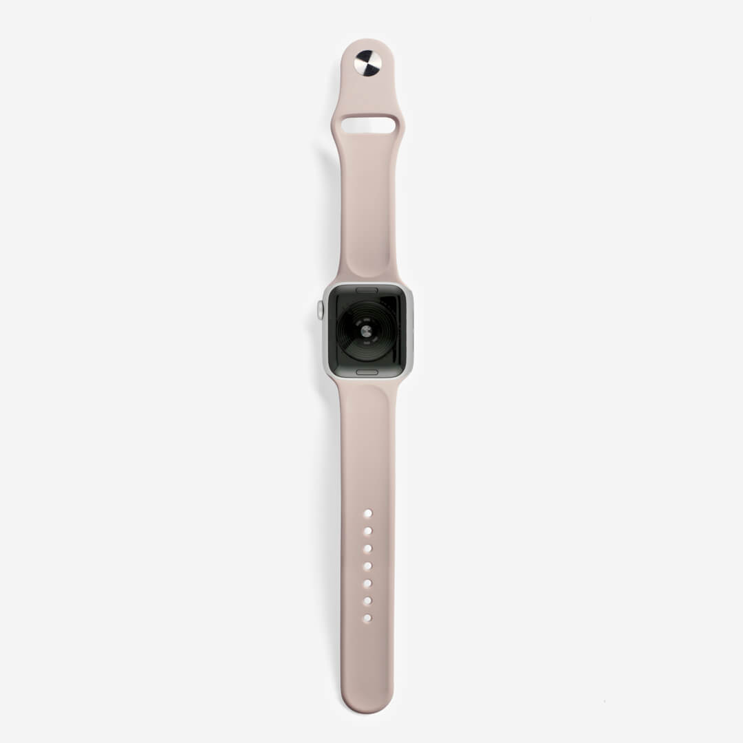 Classic Silicone Apple Watch Band - Vintage Rose