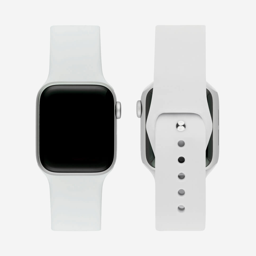 Classic Silicone Apple Watch Band - White