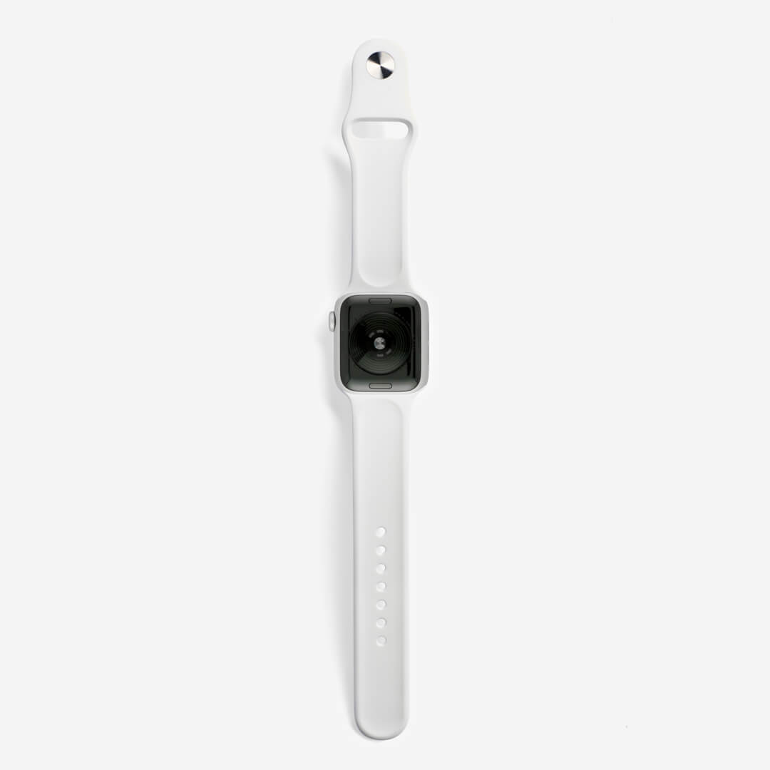 Classic Silicone Apple Watch Band - White