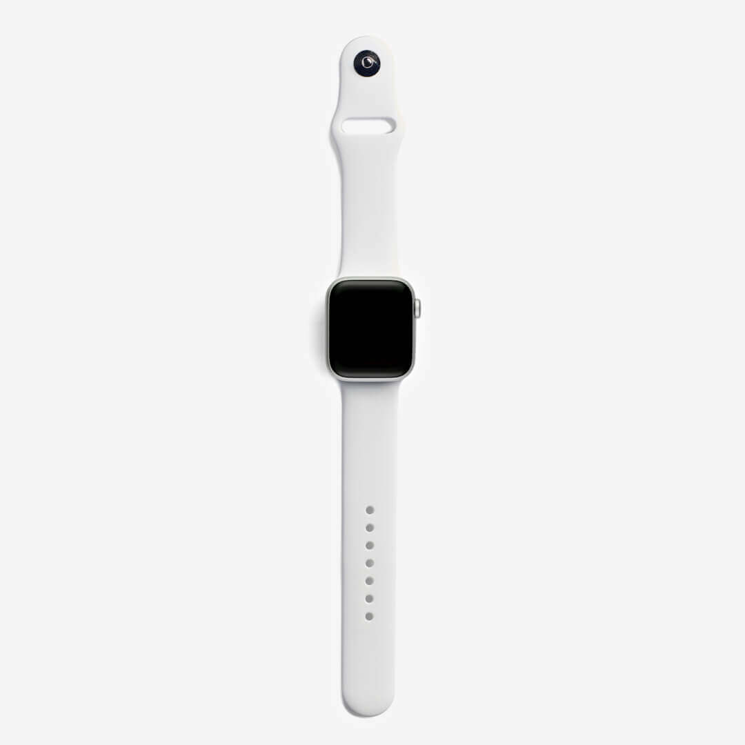 Classic Silicone Apple Watch Band - White