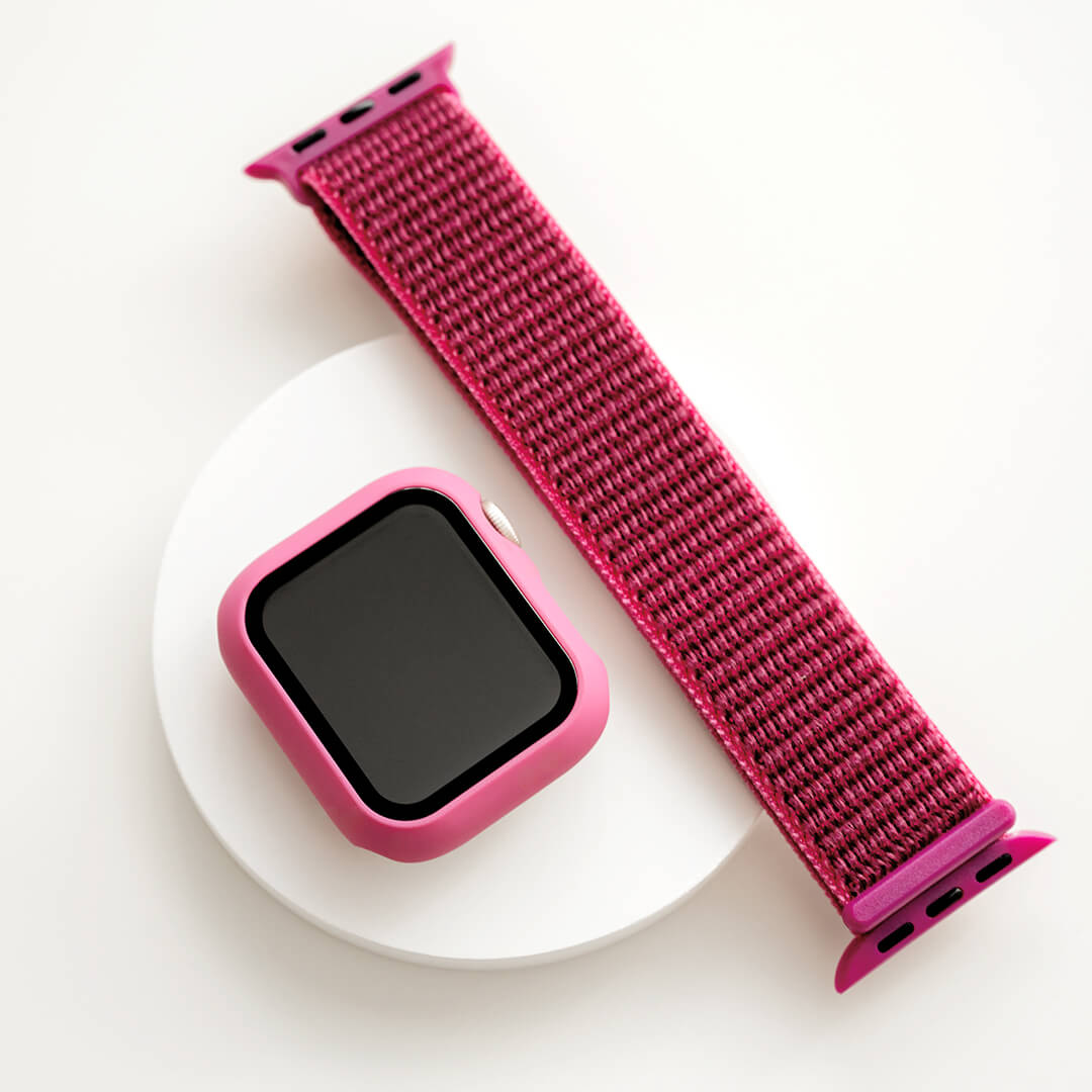 Apple Watch Slim Screen Protector Case - Hot Pink