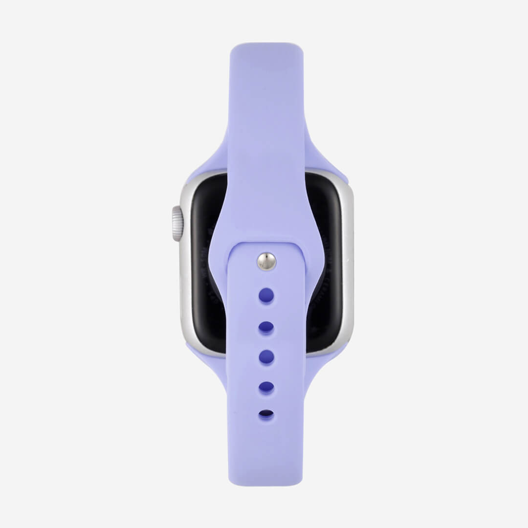 Slim Silicone Apple Watch Band - Lilac