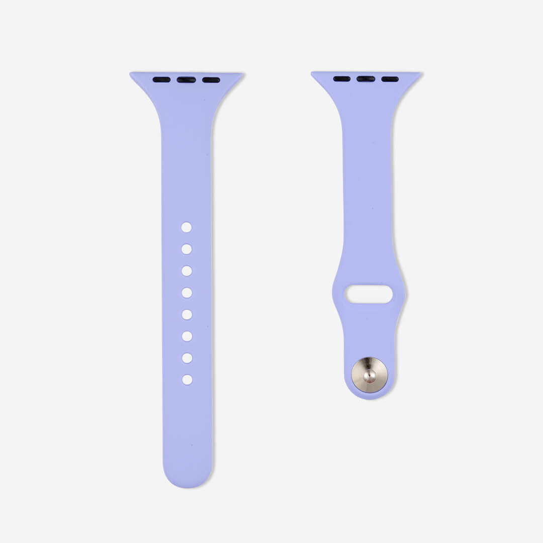 Slim Silicone Apple Watch Band - Lilac